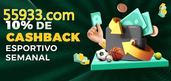 10% de bônus de cashback na 55933.com